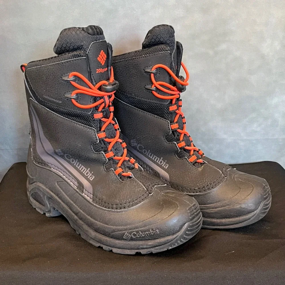Columbia Bugaboot IV Waterproof Insulated Winter Snow‎ Boots Boys Size 6